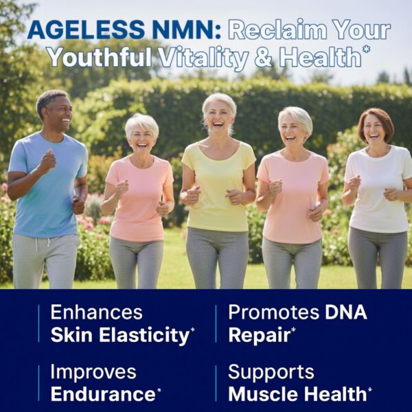 Frasco de cápsulas NMN 500 mg