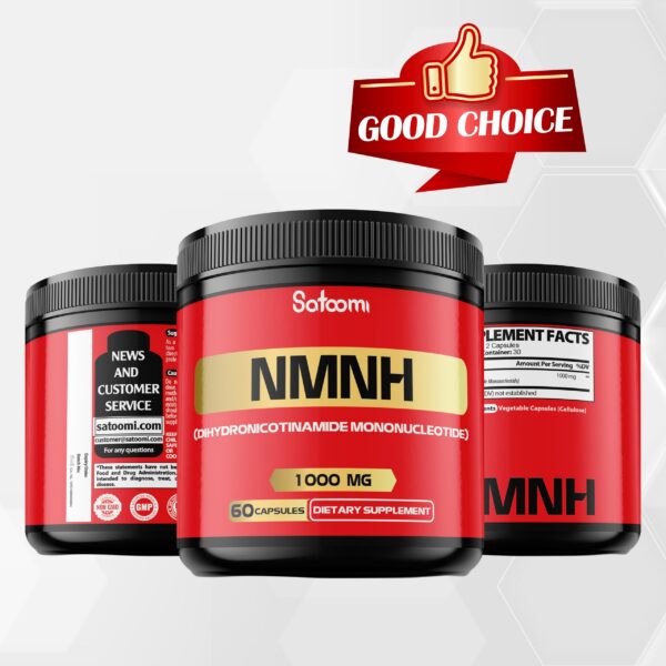 Frasco NMNH sostenido por mano