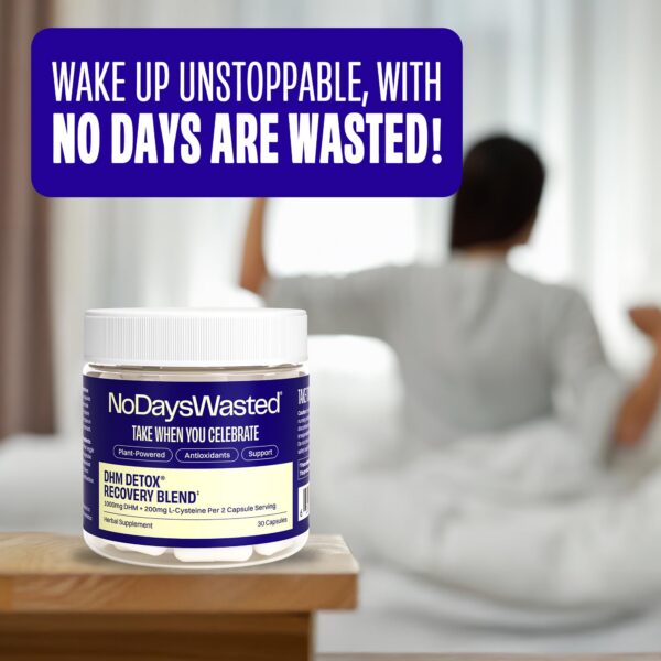 Version 1.0.0 No Days Wasted DHM Detox 30 cápsulas paquete 1