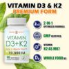 NoMiLu suplemento vitamina D y K para salud ósea e inmune