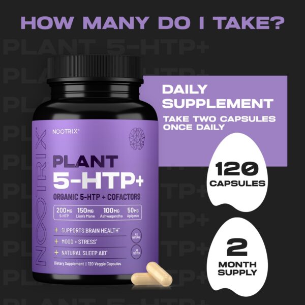 Frasco Nootrix Plant 5-HTP+ etiquetado
