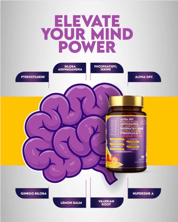 Nootrópico AJS cápsulas con Rhodiola Rosea y DMAE