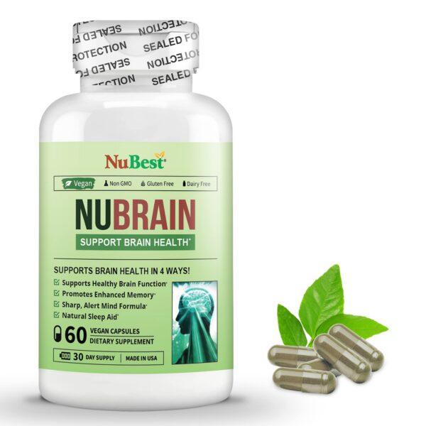 Version 1.0.0 Nootrópico NuBrain con hierba de San Juan y Bacopa