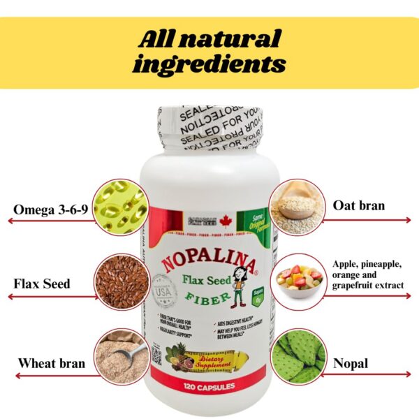 Nopalina suplemento de fibras para digestión saludable