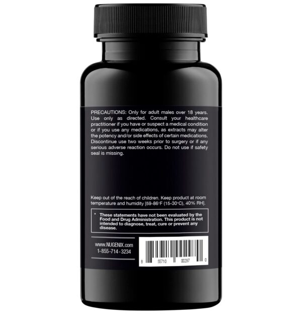 Detalles de ingredientes de Nugenix Cortisol Control