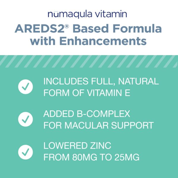 nūmaqula Eye Vitamins frasco