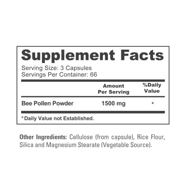 Frasco de Polen de abeja de NusaPure
