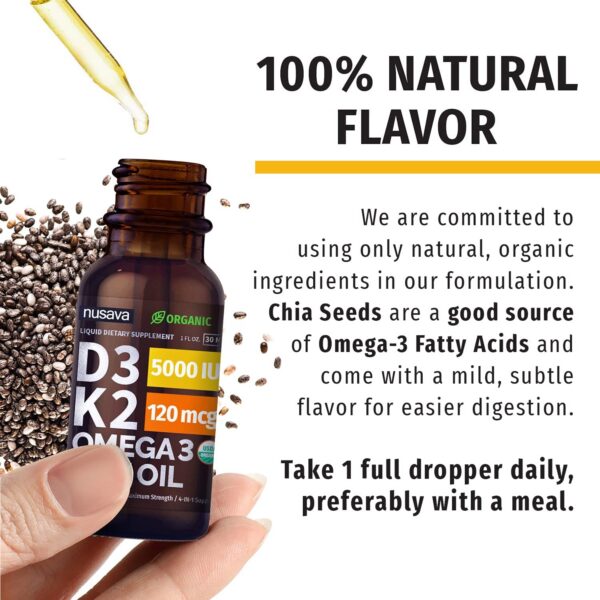 NUSAVA D3 K2 gotero con estuche