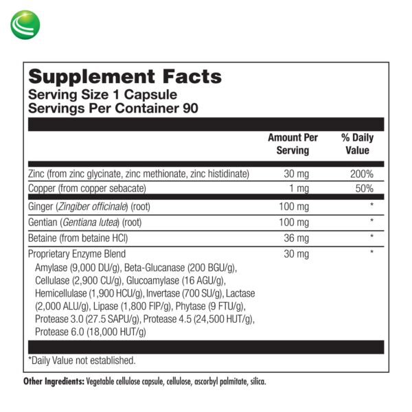 Presentación de producto Nutra BioGenesis Tri Zinc