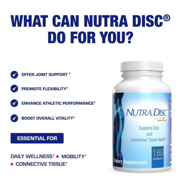 Cápsulas Nutra Disc & Joint y información de la etiqueta