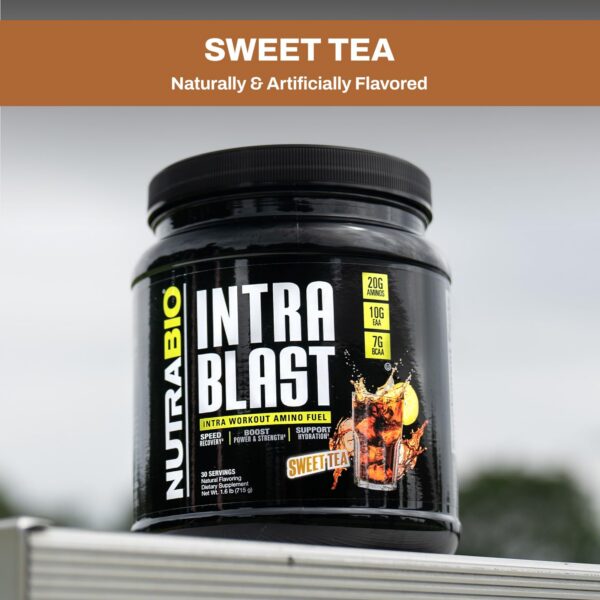 NutraBio intra blast bcaa polvo etiqueta adicional