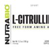 Polvo de L-Citrulina NutraBio en cucharilla