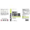 Caja y frasco de NutraBio Omega-3