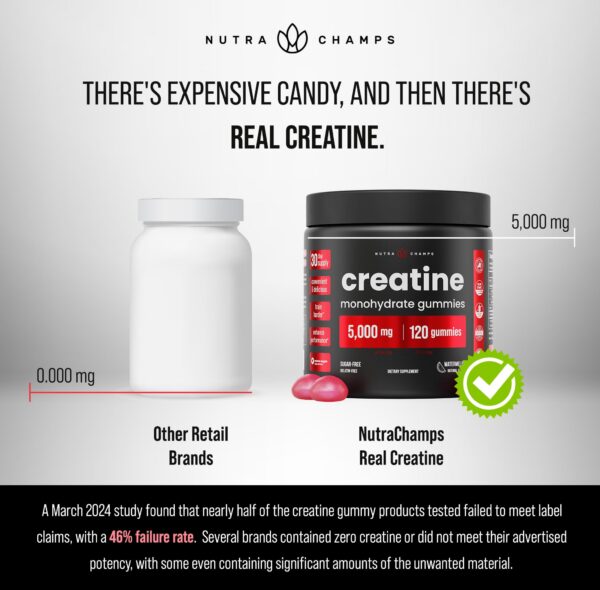 Detalle de ingredientes en etiqueta de NutraChamps