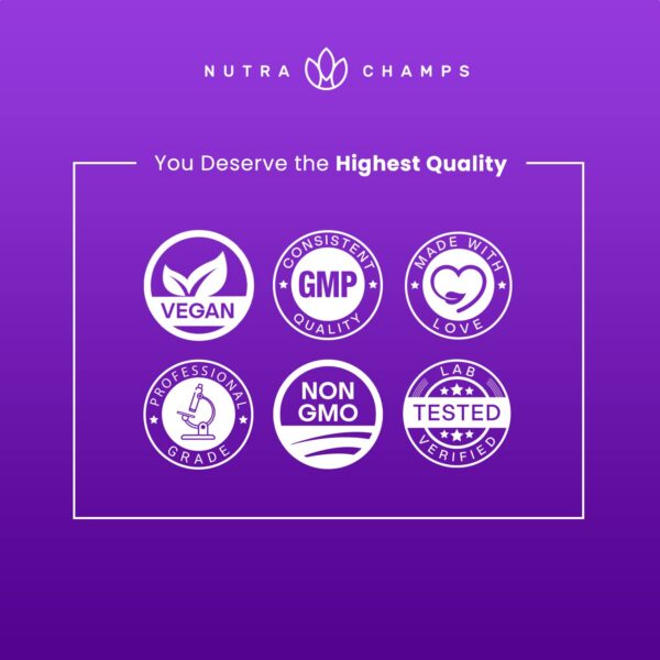 Gomitas de hierro NutraChamps, información nutricional