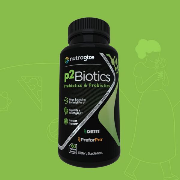 Nutragize P2Biotics cápsulas dentro de la caja