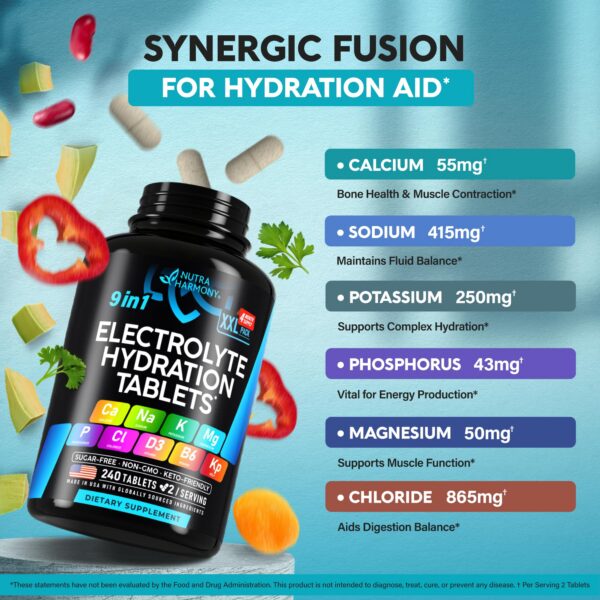 Detalle de ingredientes y valores nutricionales