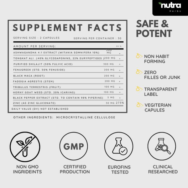 Version 1.0.0 NutraHerbs MEAN suplemento para musculatura y energía hombres