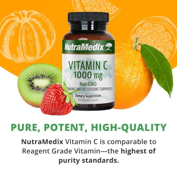 NutraMedix suplemento vitamina C vegano cápsulas vegetarianas