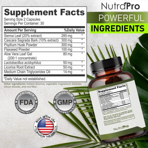 NutraPro 15 Day Gut Cleanse detox para mujeres y hombres