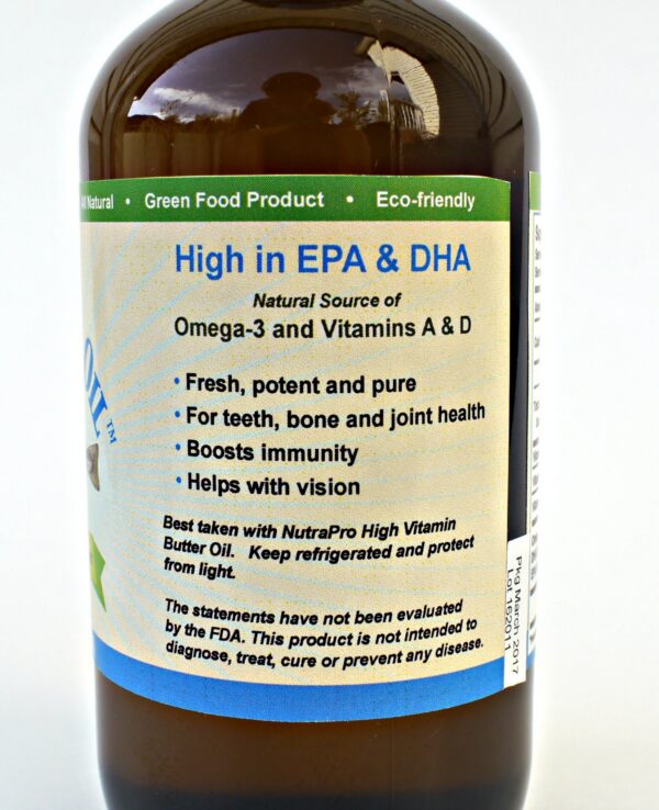 Frasco con tapa y etiqueta