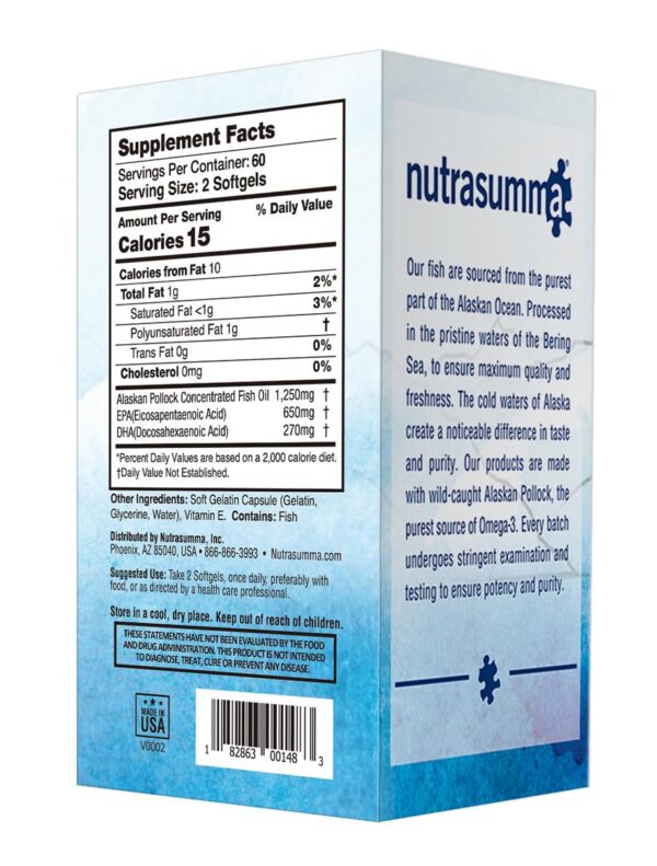 Detalle de omega-3 EPA DHA