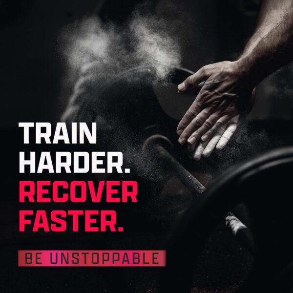 Version 1.0.0 BCAA Powder 6000 sabor Fruta Punch detalle de etiqueta