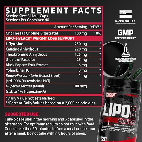 Nutrex Lipo-6 Black Max color