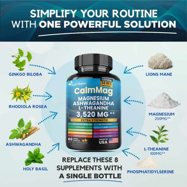 Vista cercana del producto CalmMag