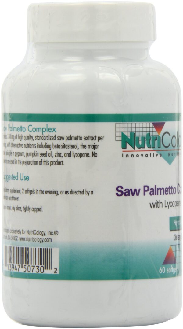 Nutricology Saw Palmetto imágenes del producto