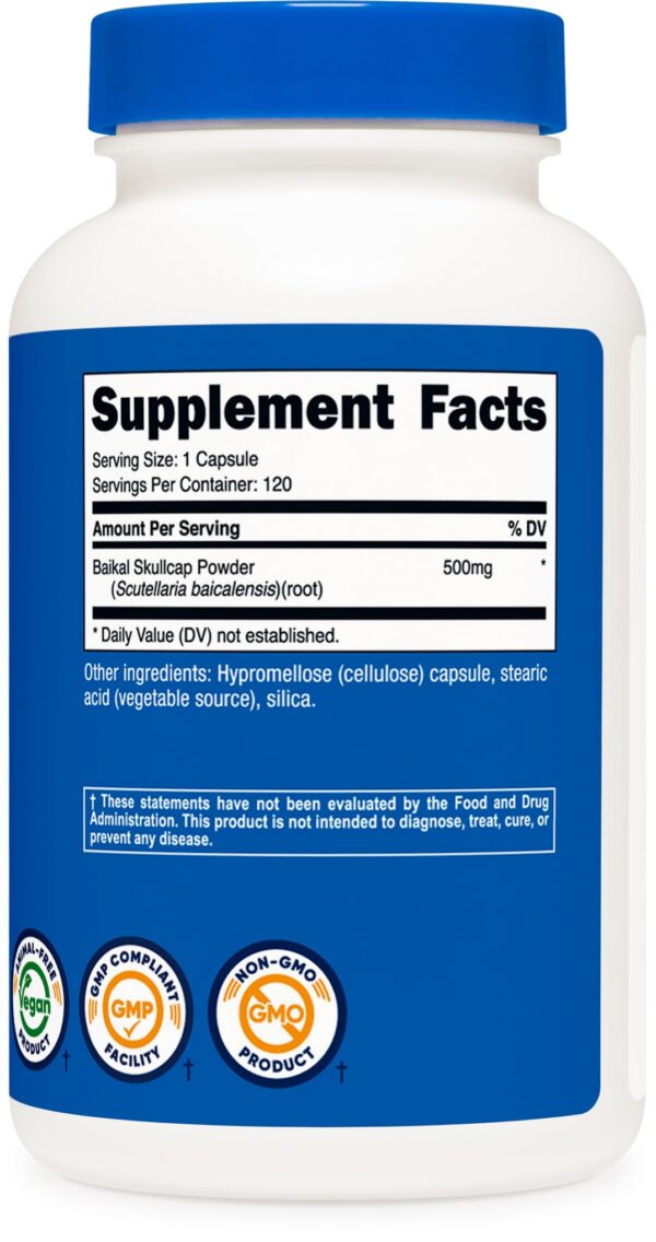 Nutricost Baikal Skullcap frasco en estante