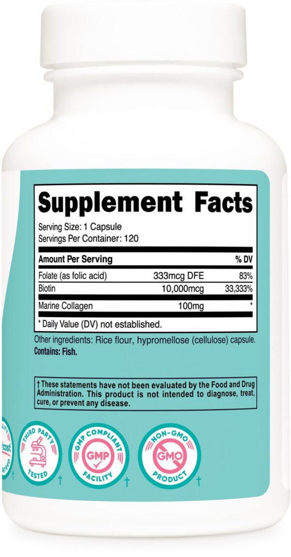 Cápsulas con colágeno marino