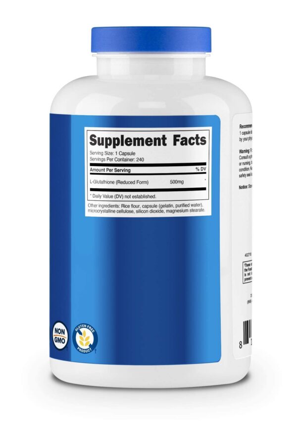 Botella de Nutricost con tapas