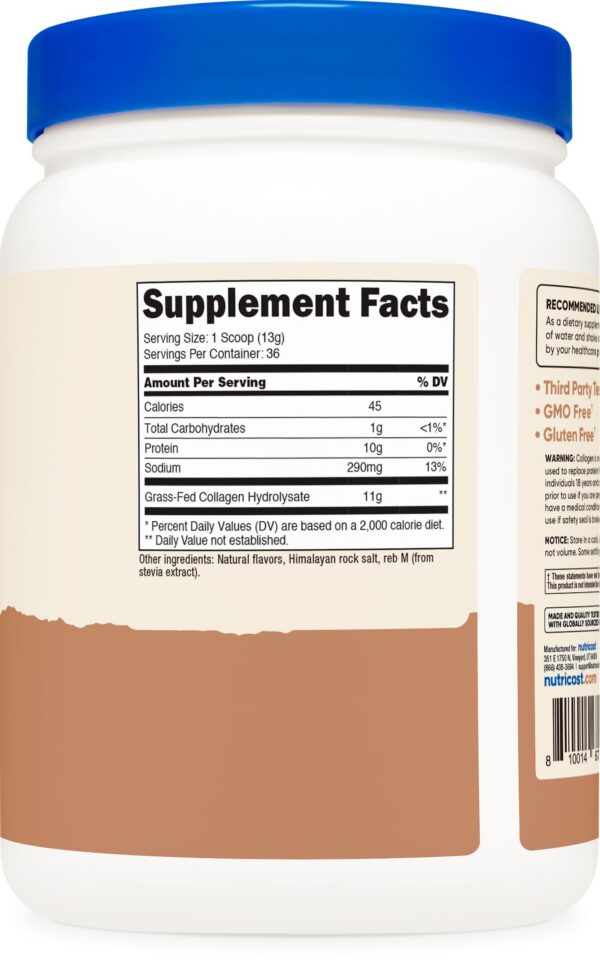 Detalle de la marca Nutricost y especificaciones