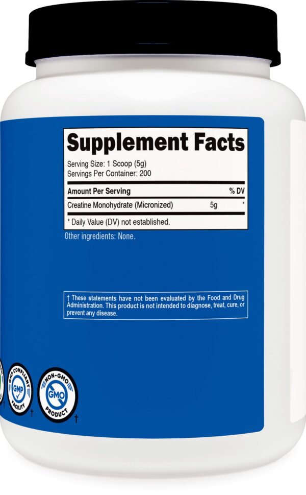 Frasco de 1 kg con etiqueta