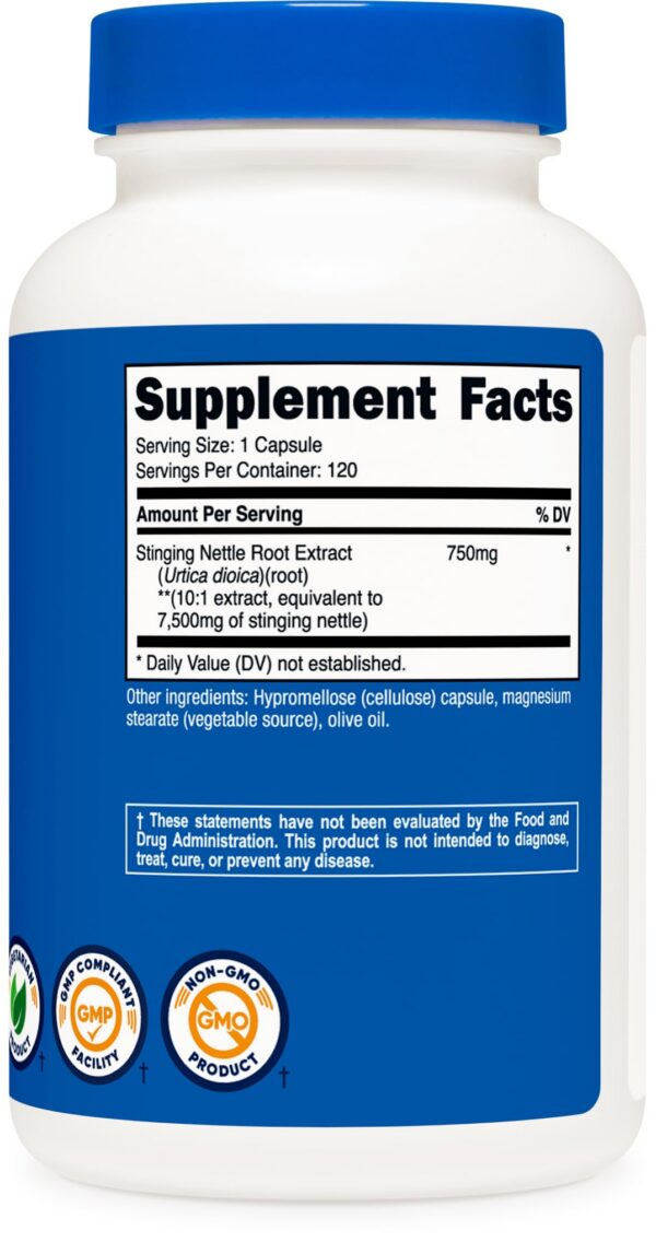 Nutricost extracto ortiga cápsulas vegetarianas