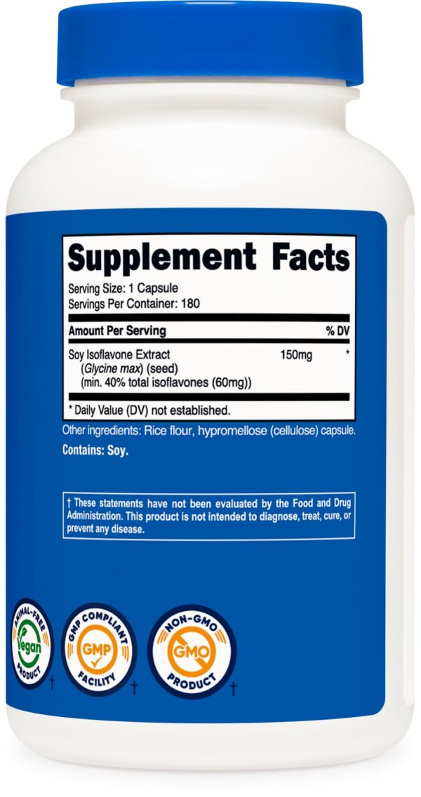 Nutricost Isoflavonas de Soja no transgénico