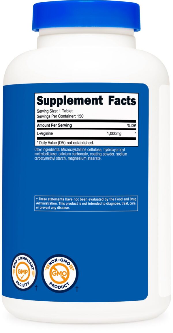 Frasco de Nutricost con información del producto