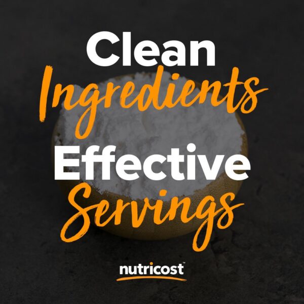 Frente del envase L-Glutamine Nutricost