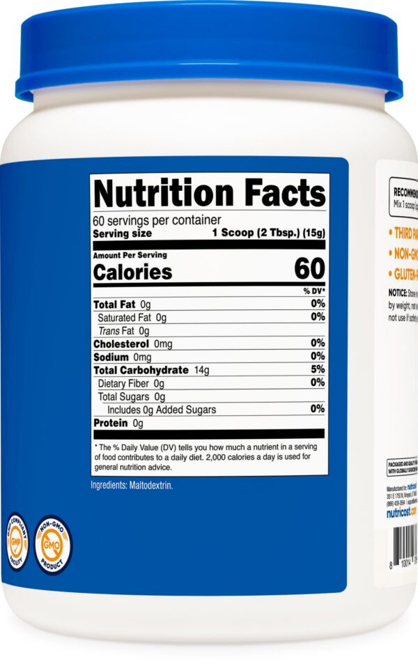 Envase Maltodextrin para batidos