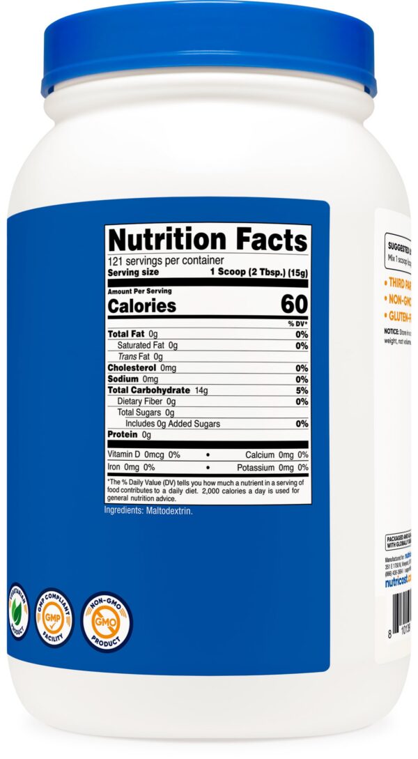 Envase Maltodextrin en anaquel