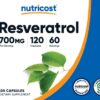 Kit de cápsulas de resveratrol Nutricost