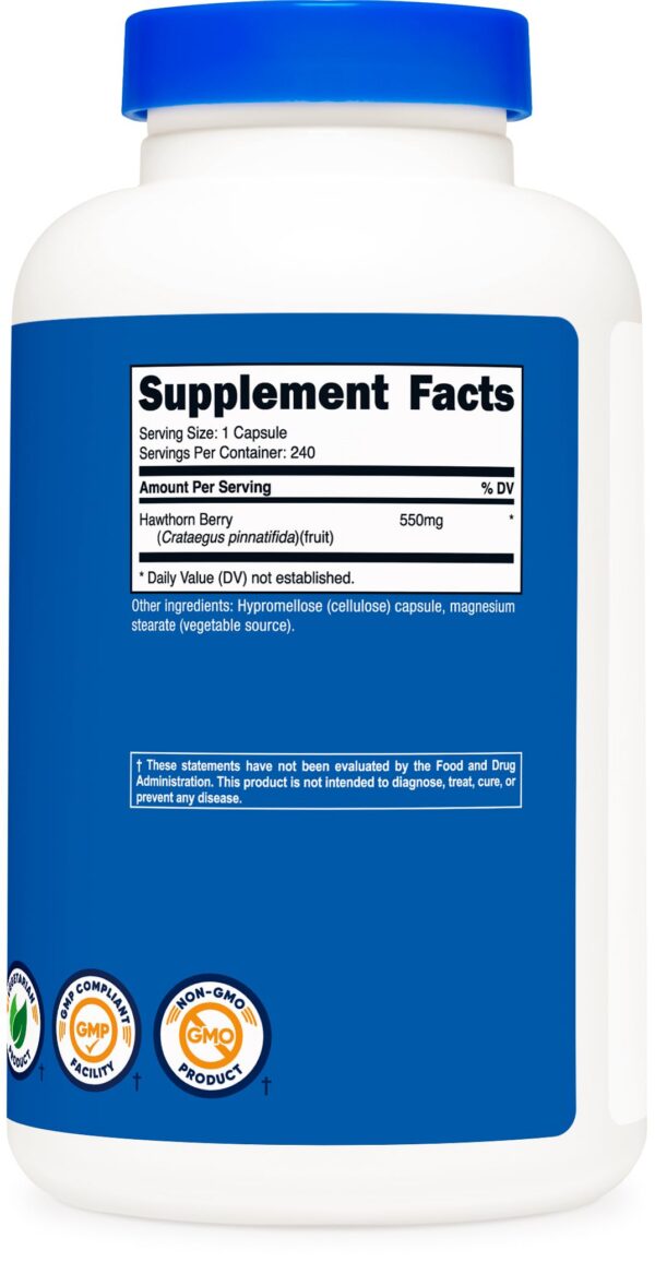 Version 1.0.0 Nutricost suplemento de espino blanco para corazón saludable