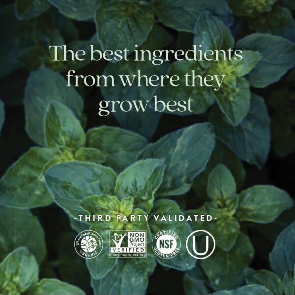 Suplemento vitamínico vegetariano certificado para hombres