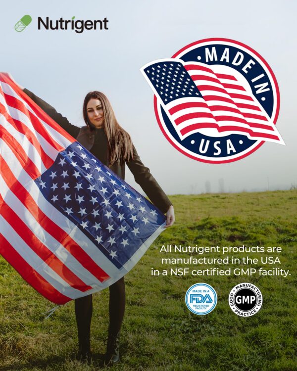 Frasco de 60 cápsulas Nutrigent luteína