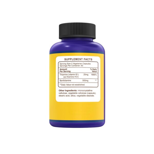 Version 1.0.0 Etiqueta informativa de Nutriselect B1 Benfotiamine