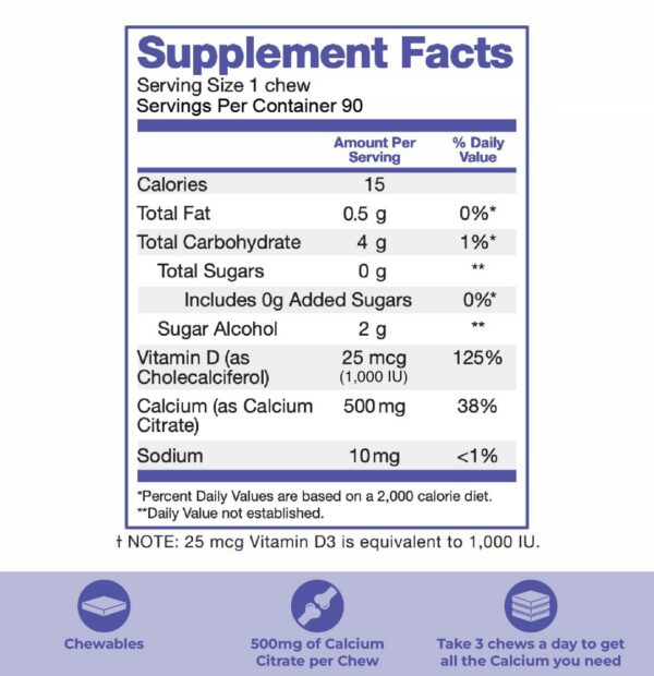 Etiqueta nutricional del producto Bari Life Just One