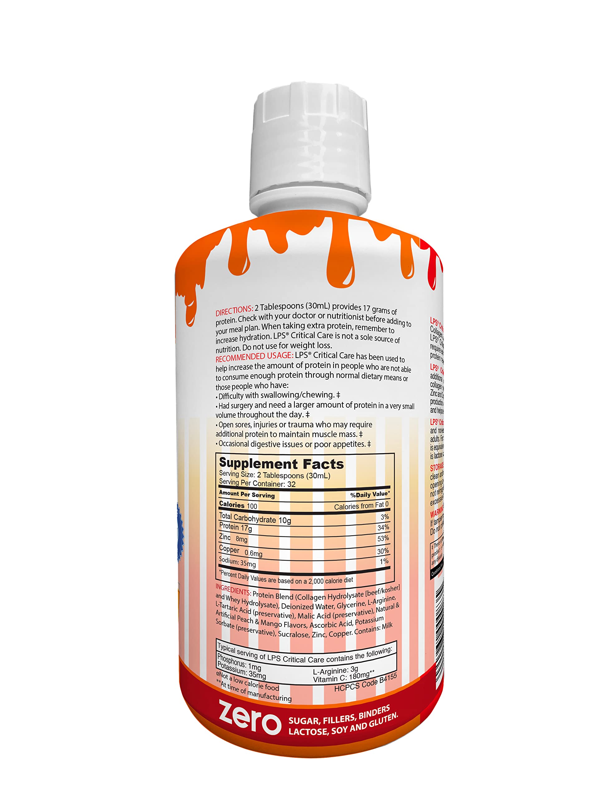 Nutritional Designs LPS colágeno líquido y whey 32oz
