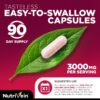 Frasco cápsulas Nutrivein con ingredientes naturales de alta absorción