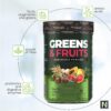 Frasco con tapa de Nutrology Greens & Fruits